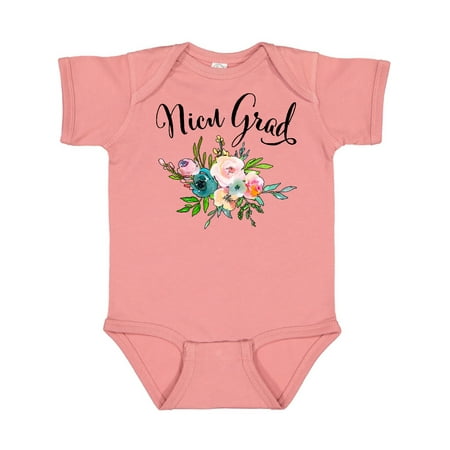 

Inktastic Nicu Grad with Beautiful Bouquet of Flowers Gift Baby Boy or Baby Girl Bodysuit