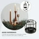 thumbnail image 4 of 1 unid Candelabro Candelabro Candelabro Vintage Candelabro Vela Jaula Decoración de Mesa para Boda en Casa (Negro), 4 of 5