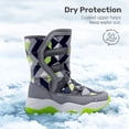 thumbnail image 3 of DREAM PAIRS Boys' Snow Boots, Mid-Calf Winter Boots with Warm Lining, Water-Resistant Upper, Hook-and-Loop Closure and Anti-Slip TPR Outsole, 3 of 6