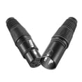 thumbnail image 2 of Conector de carga Neewer Micro Snake de 3 pines XLR, 20 piezas, aleación de zinc, 2 of 5