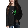 thumbnail image 2 of PureCasa Long Sleeve Tops for Kids 3-12 Years Long Sleeve Halloween Cute Noctilucent Print Loose Comfortable T-Shirt Crewneck Pullover Top, 2 of 10