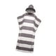thumbnail image 2 of Poncho de microfibra para surf, capa de baño, toalla cambiadora, bata de baño con capucha, verano Gris, 2 of 8