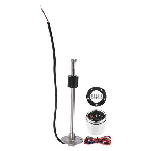 1 Set Universal Fuel Sending Unit and Gauge Kit Boat Fuel Level Sending Unit 10'' (250mm) for Boat Car