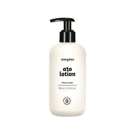 Mongdies Baby Ato Lotion | Vegan Daily Moisturizer for Newborns & Kids | 6-Layer Ceramide & Mineral-Rich Glacier Water | pH Balanced, Non-Greasy Relief for Sensitive Skin | 10.14 fl. oz