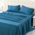 thumbnail image 2 of King Bed Sheets Set, Soft Breathable Bedding Sheet Set, Sheets Set with 16" Deep Pocket Design (4 Pieces, King, Paon), 2 of 8