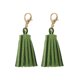 thumbnail image 1 of Accesorios de zapatos de moda, 1 par de encantos para agujetas, borlas, color verde, 1 of 5