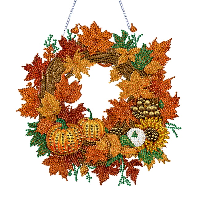 Spot Drill Garland Pared Corona Forma Especial Navidad
