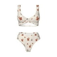 thumbnail image 4 of Rocae Cute Squirrel for Bikini Set for Women Two Piece Sexy High Swimsuits Split Crossover Bikini Small, 4 of 9