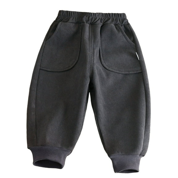 Zshosam Boys Jogger Pants Boys Sweatpants - Active Pants Boys Joggers - Athletic Pants for Kids Size 3T 4T,(Black 3-4 Years)