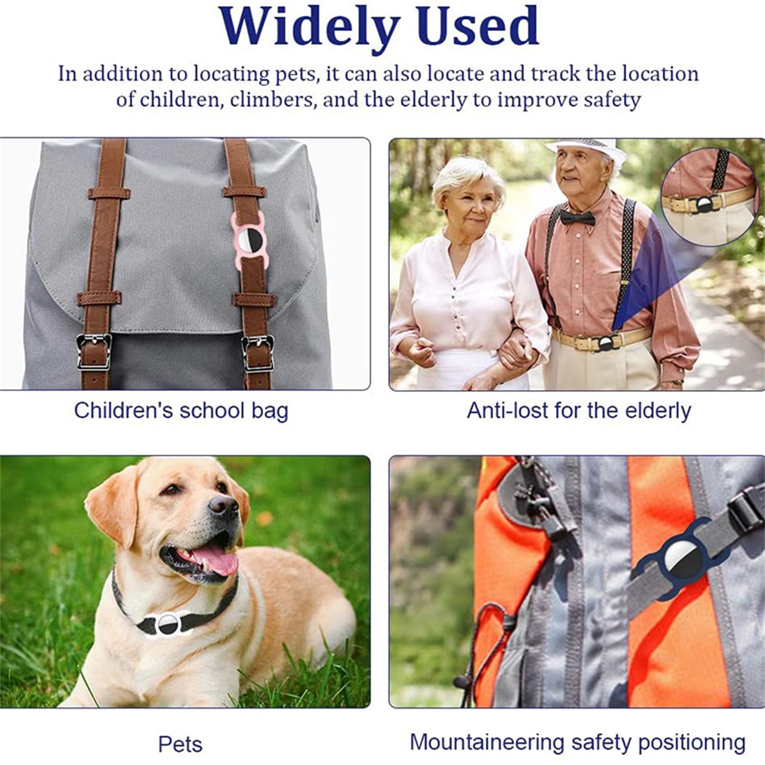 Pefilos Silicone Case Compatible with Airtag Dog Collar Holder for Tags, Protective Cover for Pet Strap Band, Slide On Sleeve Compatible with Apple Airtag Dog Collar Holder for Small Dogs Pefilos Silicone Case Compatible with Airtag Dog Collar Holder for Tags, Protective Cover for Pet Strap Band, Slide On Sleeve Compatible with Apple Airtag Dog Collar Holder for Small Dogs