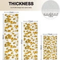 thumbnail image 4 of White Yellow Flower Sunflower Pattern Kitchen Rugs Sets Of 3,Kitchen Runner Rugs Non Skid Washable,Decorative Kitchen Floor Mats for Kitchen,Sink,Laundry,17"x30"+ 17"x47" + 17"x59", 4 of 6