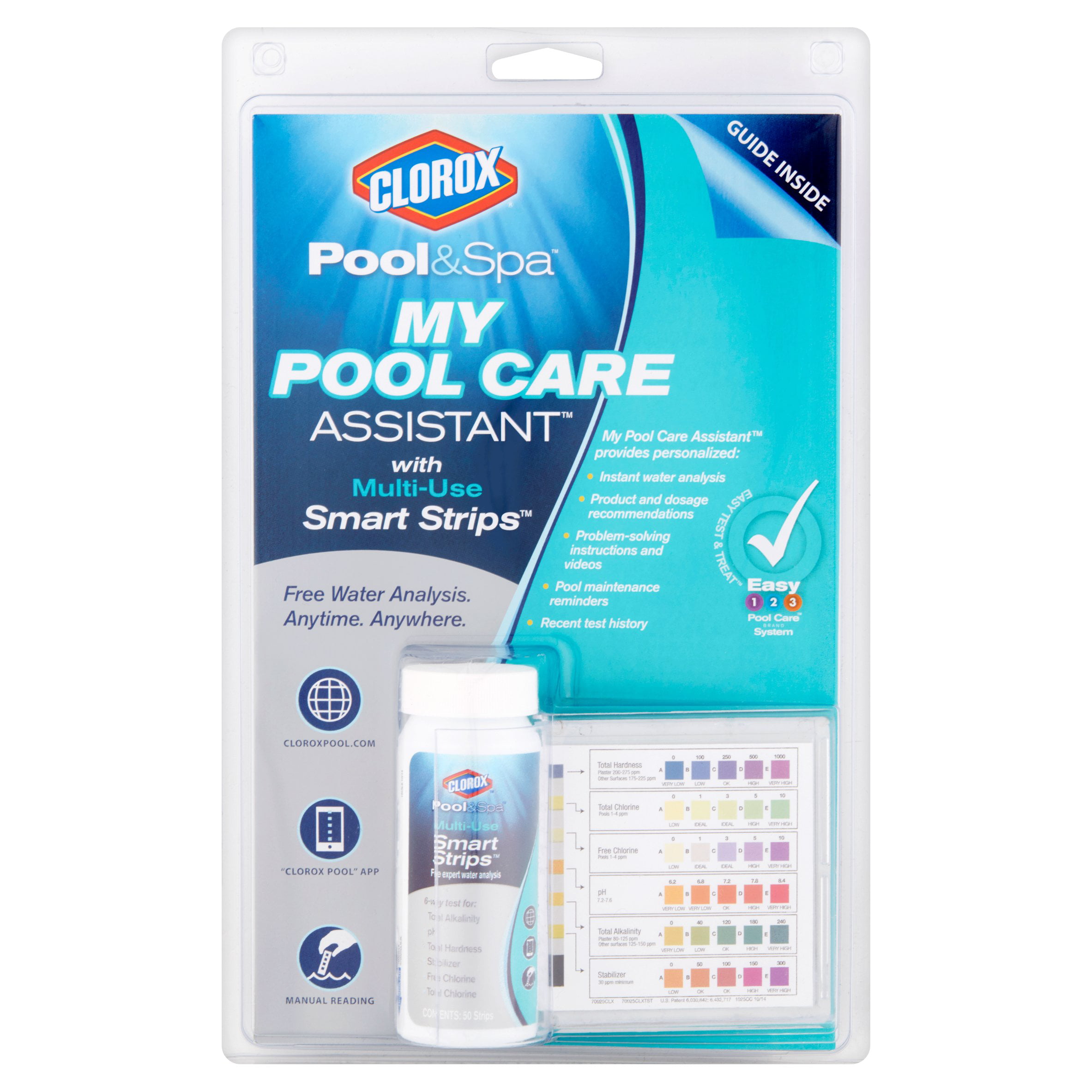 Clorox Pool And Spa 3 Way Test Kit Color Chart