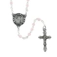 thumbnail image 3 of McVan R367DG 3 mm Guardian Angel Youth Cross Rosary Set - Pink, 3 of 3
