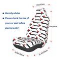 thumbnail image 2 of Lsque Christmas Dachshund Pattern Car Seat Covers for Front Seats , Waterproof Seat Covers for Cars, Sporty Front Seat Covers,Car Seat Cover Protector Front Seats, 2 of 5