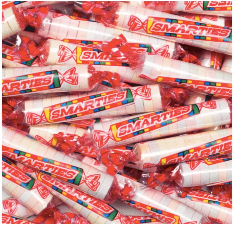 Smarties Candy Rolls Original Fruit Flavors Individually Wrapped Bulk