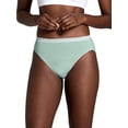thumbnail image 2 of Fruit of the Loom Women's Cotton Hi-Cut Brief Underwear, 10-Pack, 2 of 7