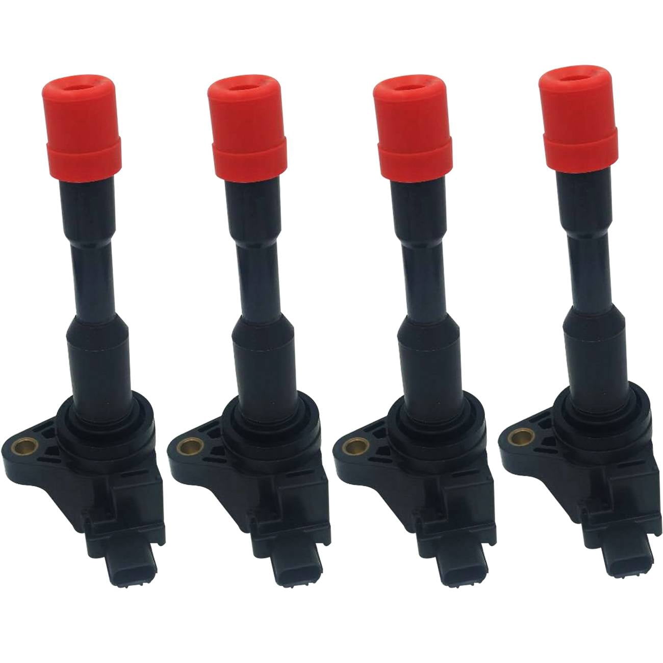EGOESWELL 30521PWA003 4pcs Ignition Coil Set, Smooth Ignition, Front