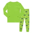 thumbnail image 3 of WRTFVZA Pajamas for Kids 7-8 Years Dinosaur Pajamas for Little Boys Truck Long Sleeve Pajamas Pullover Pajamas Comfy Fit Nightwear 2pcs Home Clothes # Green, 3 of 3