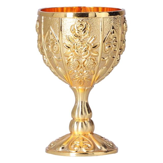 Copa de 30ml, Adornos Retro Dorados Europeos Con Juego de vino Para Vieges, Decretación, Coleción del Hogar, 2 UDS.
