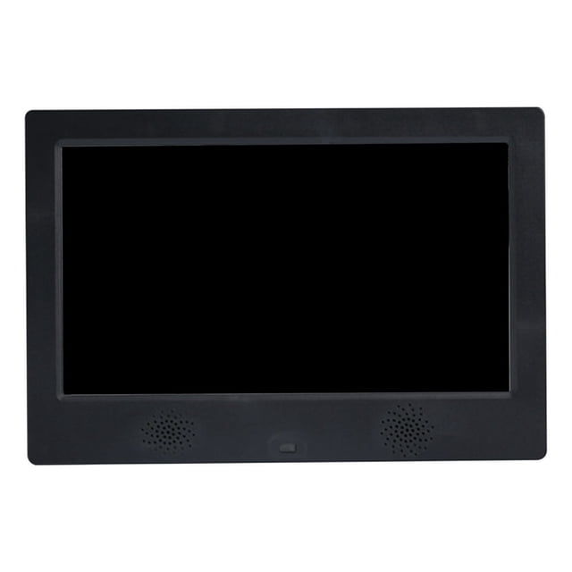 HLONK Cadre Photo Numérique Intelligent 32 Pouces Contenu de Lecture Écran IPS Lecteur de Musique avant Haut-Parleur Vitesse Réglable pour Lire des Films Noir