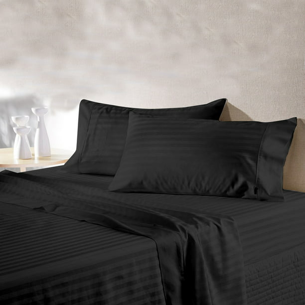 100 Egyptian Cotton Bed Sheet Set, California King Size Bed Sheet Sets