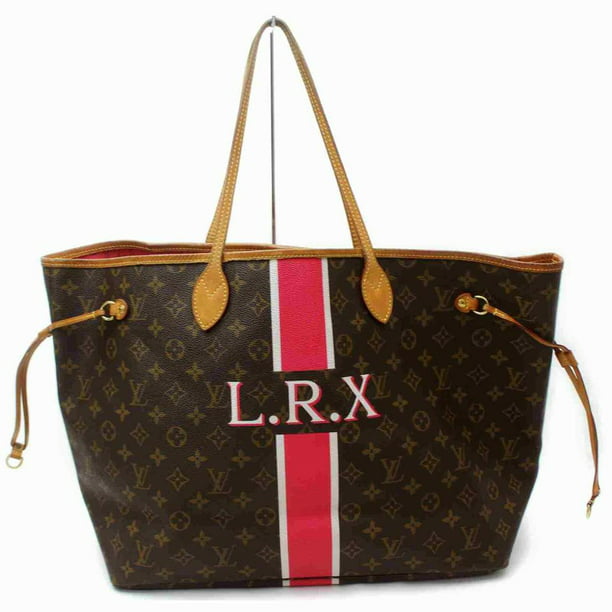 Louis Vuitton Monogram Neverfull GM Mon Stripe Red Tote Large 860623 - www.bagssaleusa.com/product-category/onthego-bag/ - www.bagssaleusa.com/product-category/onthego-bag/