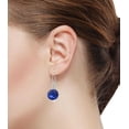 thumbnail image 2 of 925 Sterling Silver Women Jewelry Natural Lapis Earring, 2 of 5