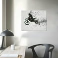 thumbnail image 4 of Orinice Motocross Wall Art Canvas Prints, Framed Motocross , Motocross Room Decor For Men Kids Teenagers, Motocross  Set For Bedroom Man Cave, Motocross Wall Decor, Motocross 20x16in, 4 of 6