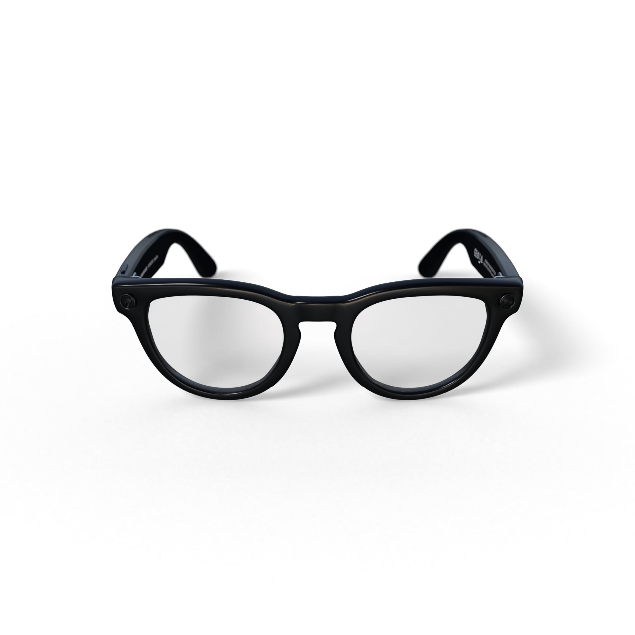 Ray-Ban Meta - Headliner Smart Glasses - Shiny Black, Clear
