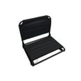 Ozark Trail Extra Wide Stadium Seat with Hooks, Black