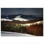 Lois Bryan 'Mountain Snow Storm' Canvas Art 16 x 24