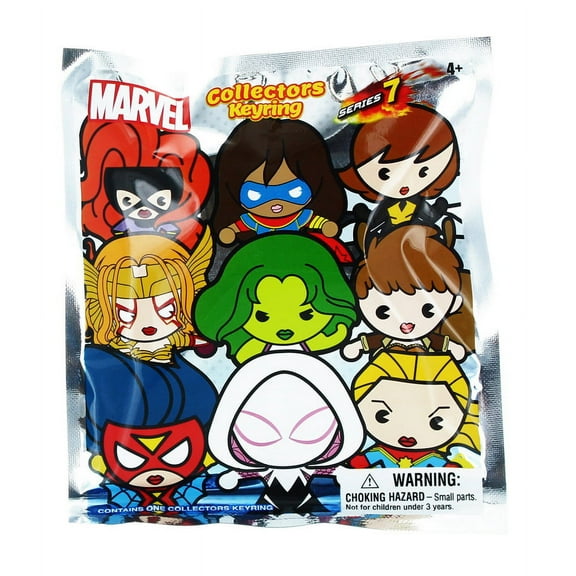 Marvel Series 7 3D Foam Keychain Blind Pack (1 Random)