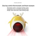 thumbnail image 4 of KIMCHOY Heaters, New Heater, Portable Ceramic Space Heater, Fashion Space Heater Indoor Small Warm Air Blower Smart Space Heater for Car Bed(Yellow, Pc), 4 of 8