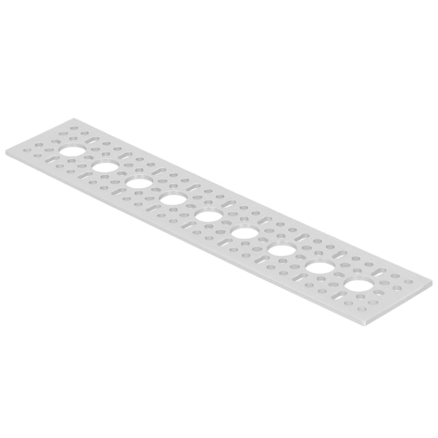 Componente de control industrial con patrón de pantalla de panel de malla de pared de placa de rejilla de aluminio 3123‑0048‑0240