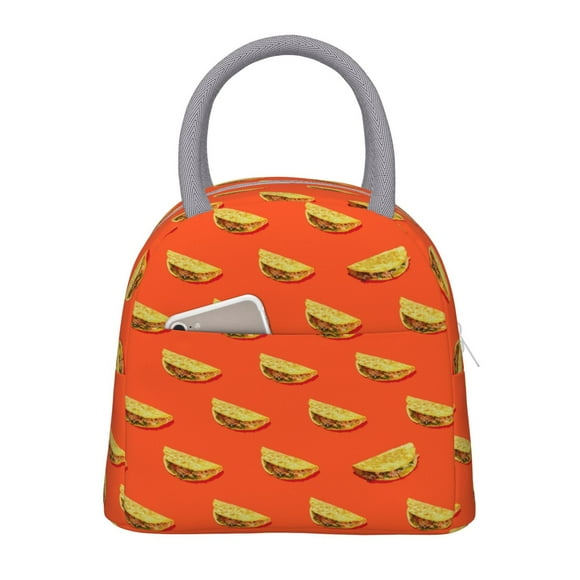 Disketp tortilla tacos Bolsa Térmica para Almuerzo, Lonchera con Abertura Amplia y Gran Capacidad, Organizador Reutilizable para Mujeres, Hombres y Adultos