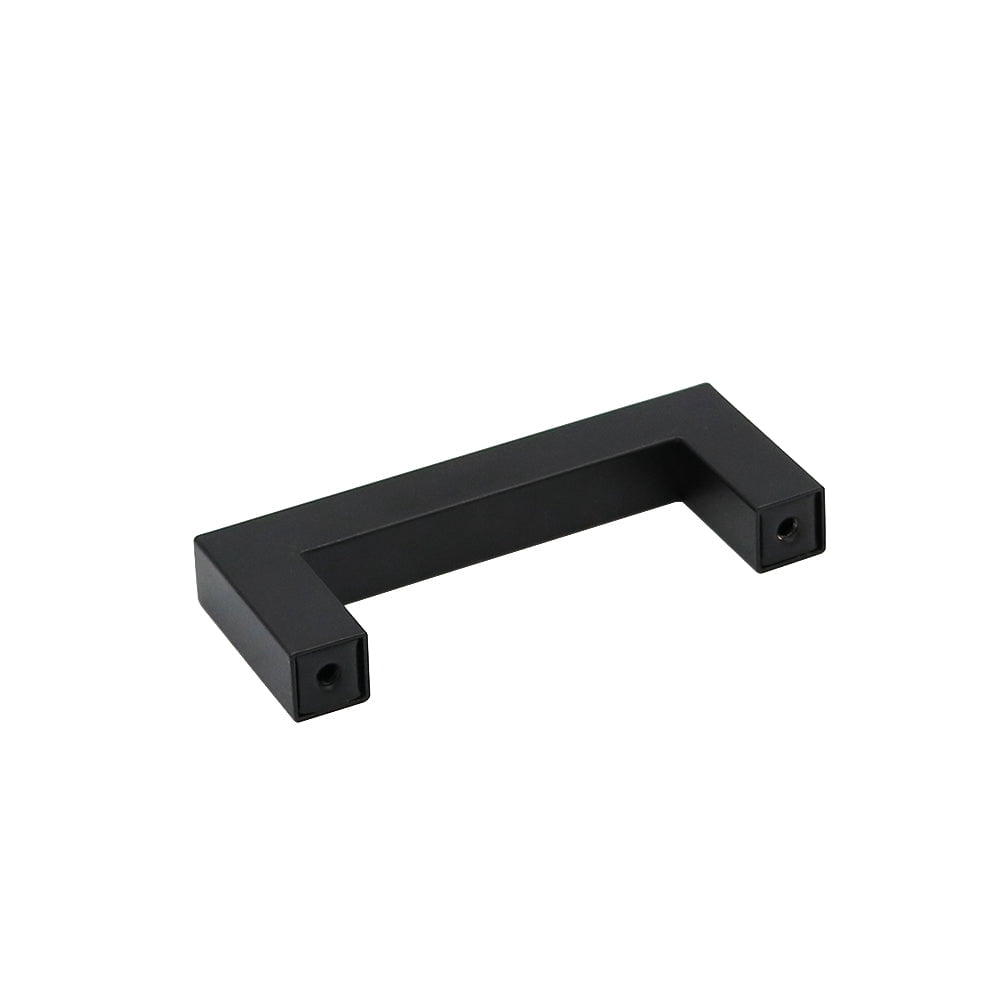 Fitviso 10 Pack 2.75 Inch Center to Center Matte Black Cabinet Handles Stainless Steel Drawer Pulls