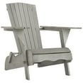 thumbnail image 6 of Safavieh Breetel Outdoor Chairs w/ Wine Glass Holder, Set of 2-Grey, 6 of 7