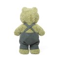 thumbnail image 5 of Cute Bear Plush Toy in Overalls Dungaree Outfit, Soft Collectible Stuffed Animal Doll, Vintage Style Decor for Nursery Shelf, Easter Baby Shower Birthday Gift, 5 of 8