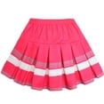thumbnail image 4 of Girls Cheerleader Costumes Skirt Set Zombie Cosplay Hair Bow Pom Poms Dress Up, 4 of 7