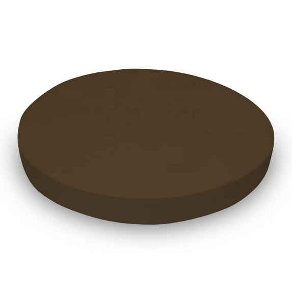 SheetWorld Fitted 100% Cotton Flannel Oval Crib Sheet, Fits Stokke Sleepi 26 x 47, Flannel - Brown