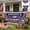 U21# A,2pcs, variant on 250th Anniversary Patriotic Bunting 1.5x3 FT America 1776-2026 American Flag Yard Banner, Fan Shaped Hanging Decor for Parties, Room, Welcome Signs & Outdoor Celebrations,A