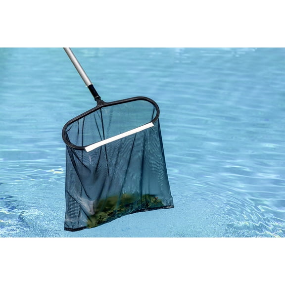 Poolmaster Premier Collection Solid-Core Aluminum Leaf Rake for Swimming Pool & Spa Cleaning and Maintenance