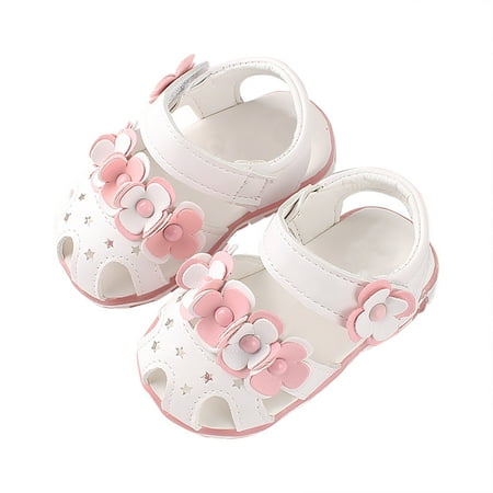 

AnuirheiH Toddler Baby Girls Cute Shoes Hollow Out Soft Kids Flowers Non-slip Sandals 4-6$ off 2nd