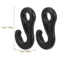 thumbnail image 2 of unbranded 50Ud Gancho Negro Para Tienda Camping Fijación Segura Y Estabilidad En Condiciones De, 2 of 8