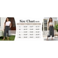 thumbnail image 3 of TEMOFON Pants for Women Summer Capri Pants Waisted Drawstring Wide Leg Linen Pants with Pockets Flowy Casual Pants XL, 3 of 10