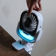 thumbnail image 6 of weibbin Portable Evaporative Air Cooler with Clip for Office, USB Rechargeable Misting Fan, 6 of 8