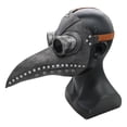 thumbnail image 1 of Plague Doctor Bird Face Cover con pico de nariz larga accesorios de disfraz de Halloween para hombres y mujeres pico negro, 1 of 1
