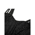 thumbnail image 4 of Women Spaghetti Strap Sequin Camisole Tank Top Glitter Sparkle Sleeveless Casual Party Peplum Cami Tops Shirt, 4 of 9