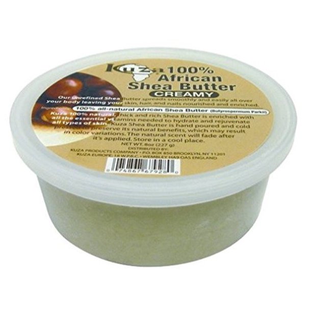 kuza shea butter white creamy, 8 oz