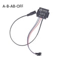 thumbnail image 2 of LEFU for Bathroom Mirror Touch Switch Sensor, DC 5-12V Capacitive Dimming Control for Smart LED Light Mirror Headlight, 2-Color Stepless Adjustable Brightness, Easy Install (A-B-AB-Off), 2 of 10